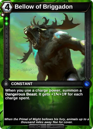 Bellow of Briggadon: the card this item changes