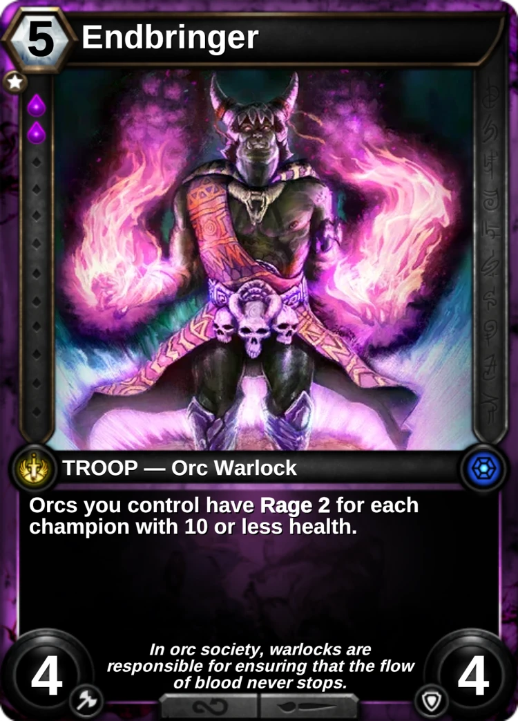 Endbringer: the card