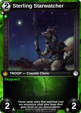 Sterling Starwatcher: the card this item changes