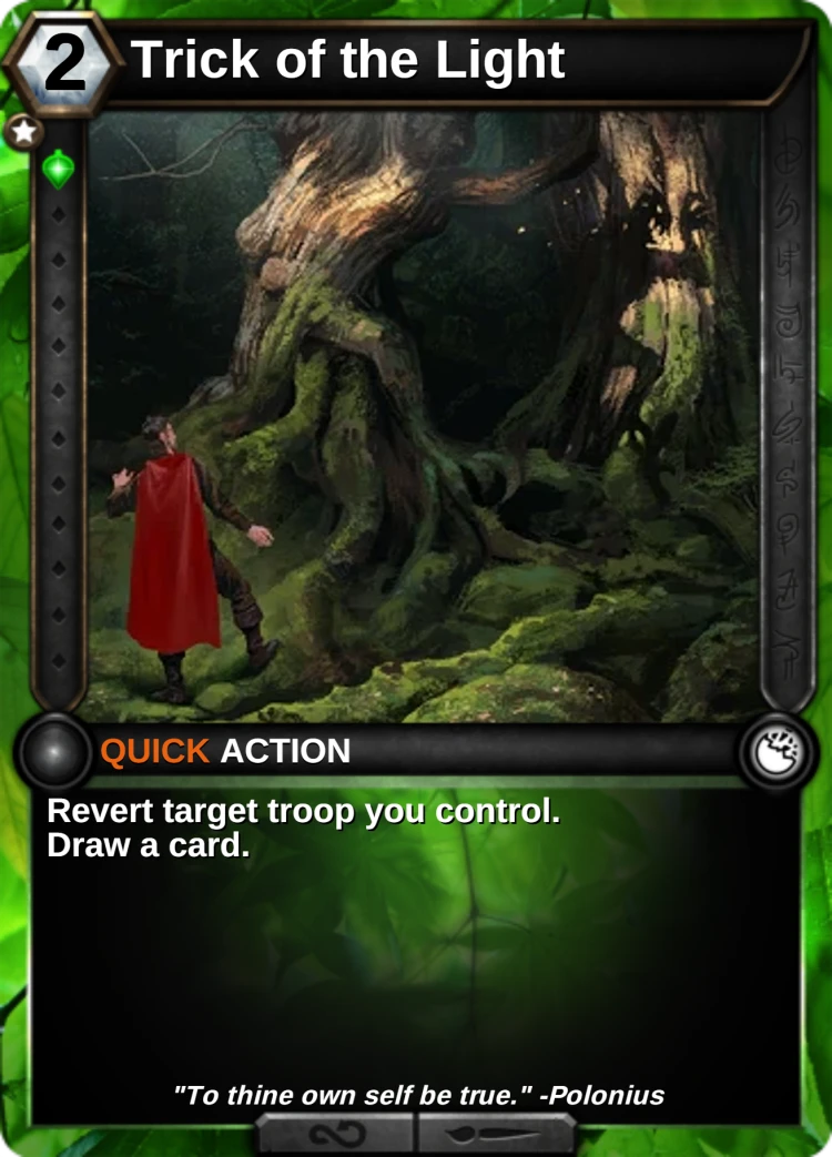 Trick of the Light: the card