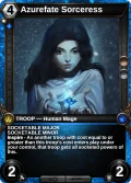 Azurefate Sorceress: alternate art in Shattered Destiny