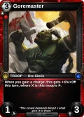 Goremaster: alternate art in Shattered Destiny