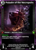 Paladin of the Necropolis: alternate art in Shattered Destiny