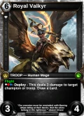 Royal Valkyr: alternate art in Shattered Destiny