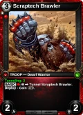 Scraptech Brawler: alternate art in Shattered Destiny