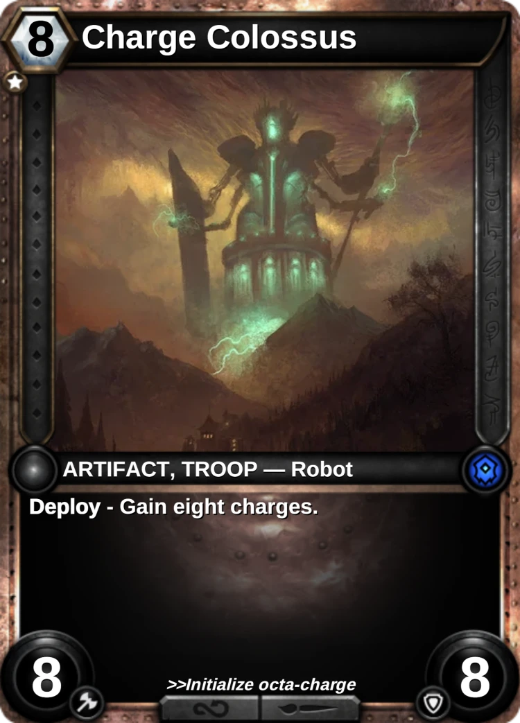 Charge Colossus: the card