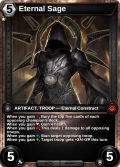 Eternal Sage: printing in Armies of Myth