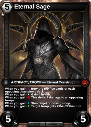 Eternal Sage: the card this item changes