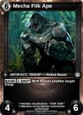 Mecha Filk Ape: printing in Armies of Myth