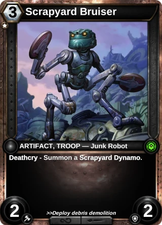 Scrapyard Bruiser: the card this item changes