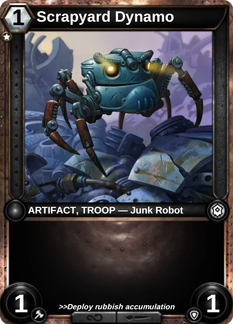 Scrapyard Dynamo: the card