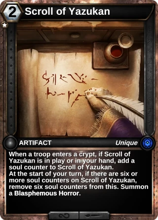 Scroll of Yazukan: the card this item changes