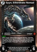Syyn, Etherdrake Nomad: printing in Armies of Myth