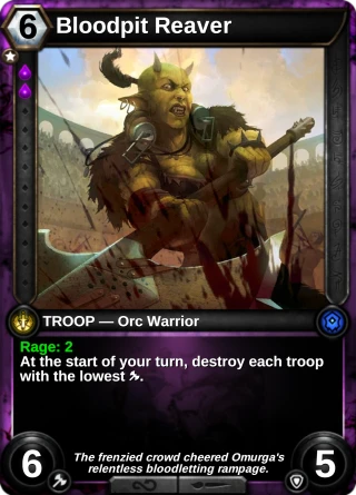 Bloodpit Reaver: the card this item changes