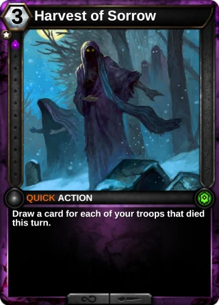 Harvest of Sorrow: the card this item changes