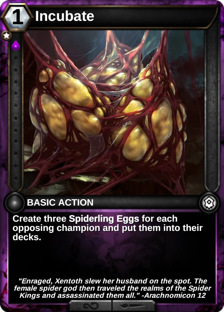 Incubate: the card