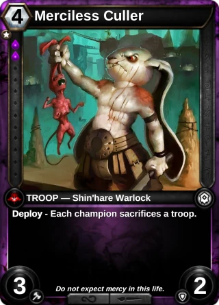 Merciless Culler: the card this item changes