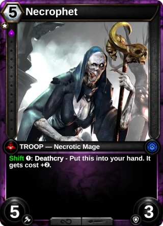 Necrophet: the card this item changes