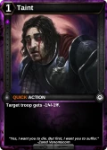 Taint: printing in Armies of Myth