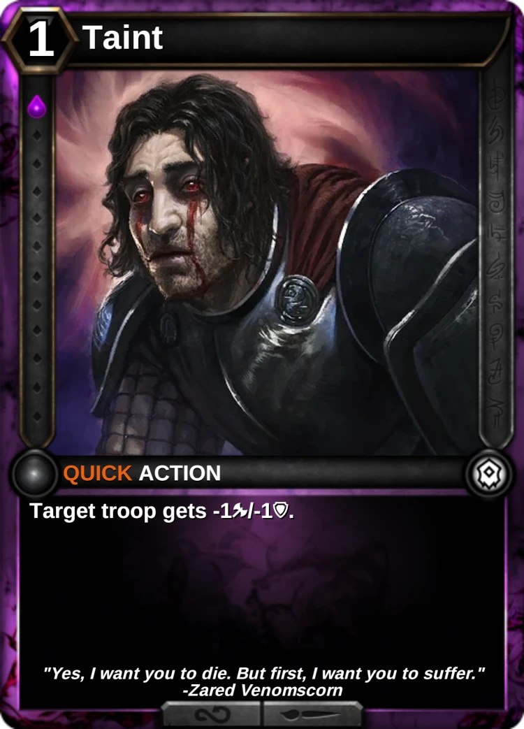 Taint: the card