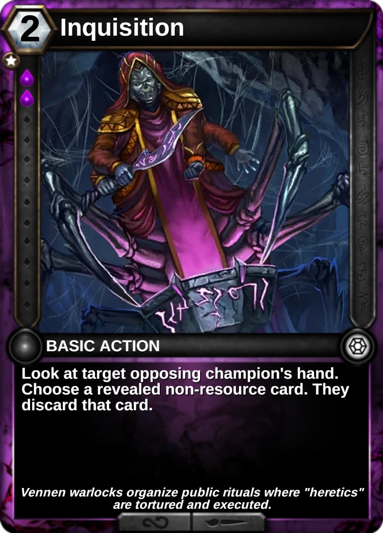 Inquisition: the card