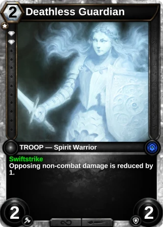 Deathless Guardian: the card this item changes