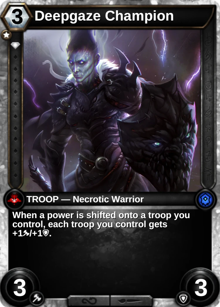 Deepgaze Champion: the card