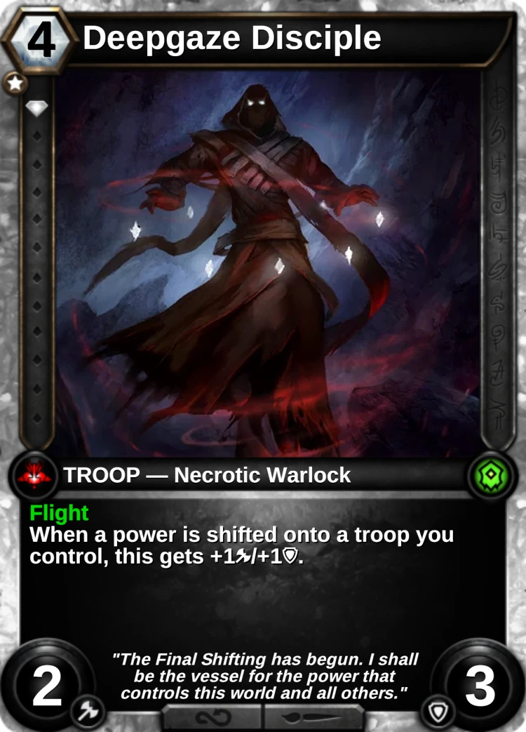 Deepgaze Disciple: the card