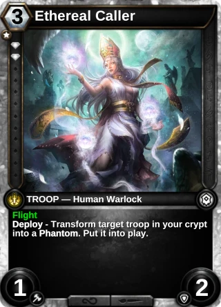 Ethereal Caller: the card this item changes