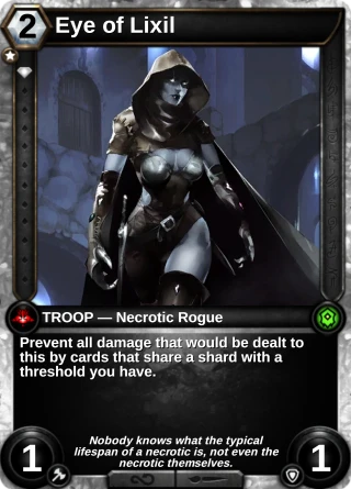 Eye of Lixil: the card this item changes