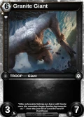 Granite Giant: printing in Armies of Myth