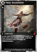 Holy Ascension: printing in Armies of Myth