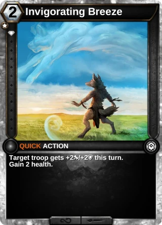 Invigorating Breeze: the card this item changes