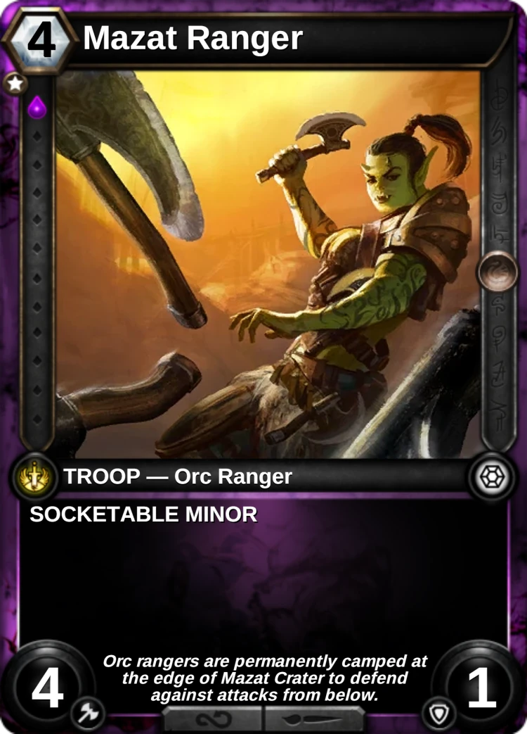 Mazat Ranger: the card