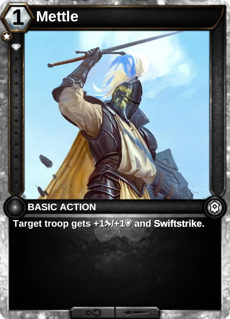 Mettle: the card