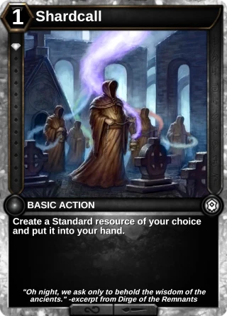 Shardcall: the card this item changes