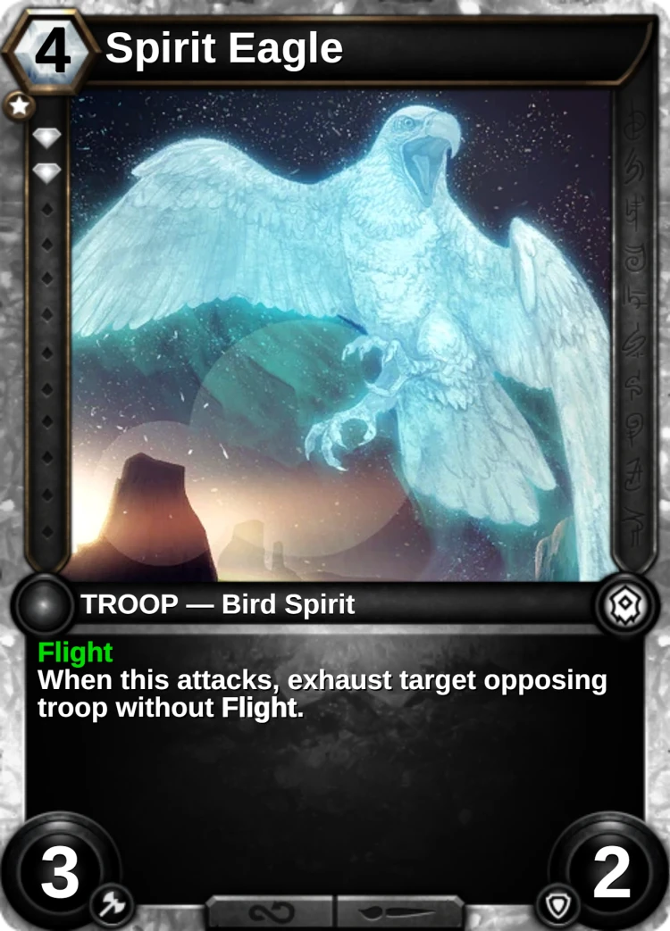Spirit Eagle: the card