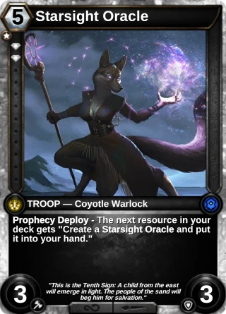 Starsight Oracle: the card this item changes