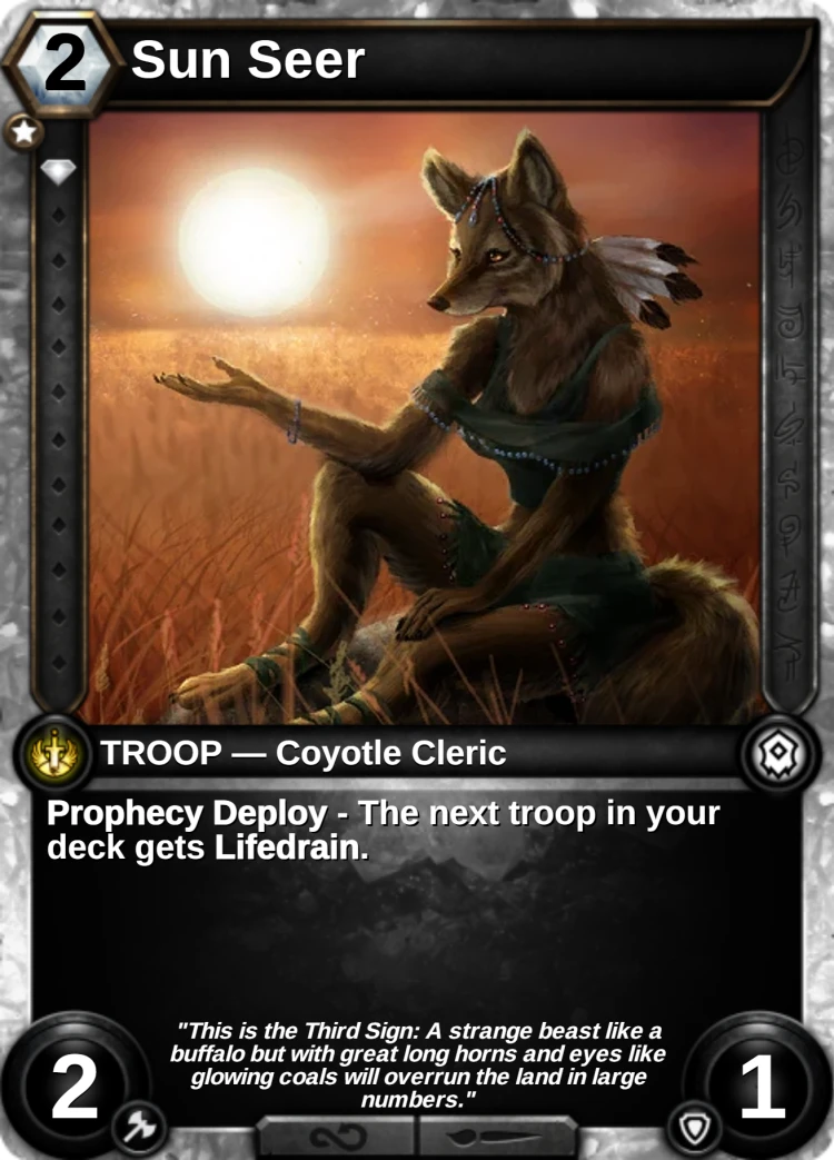 Sun Seer: the card