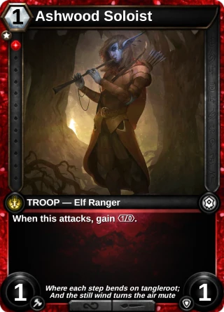 Ashwood Soloist: the card this item changes