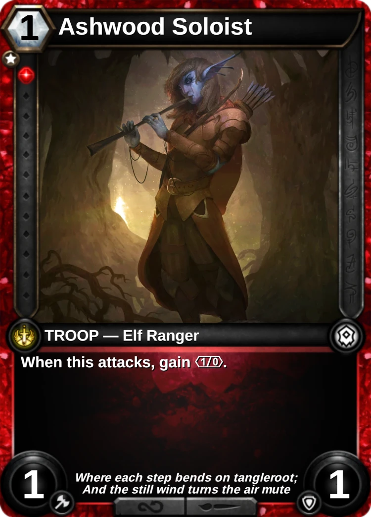 Ashwood Soloist: the card