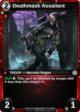 Deathmask Assailant: the card this item changes
