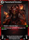 Flamehand Invoker: printing in Armies of Myth