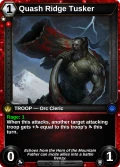 Quash Ridge Tusker: printing in Armies of Myth