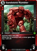 Sandstone Rumbler: printing in Armies of Myth