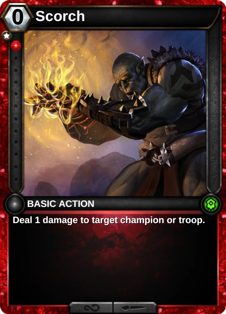 Scorch: the card