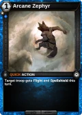 Arcane Zephyr: printing in Armies of Myth