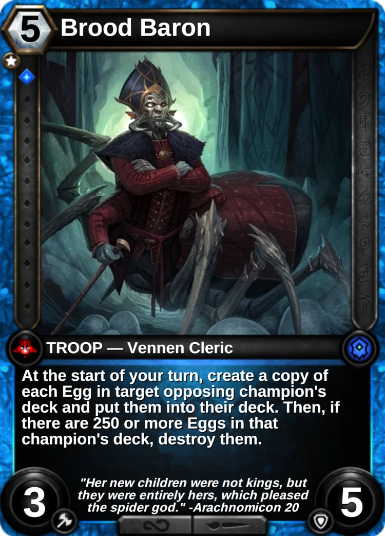 Brood Baron: the card