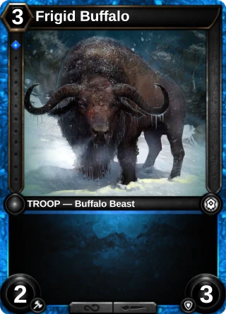 Frigid Buffalo: the card this item changes