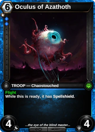 Oculus of Azathoth: the card this item changes